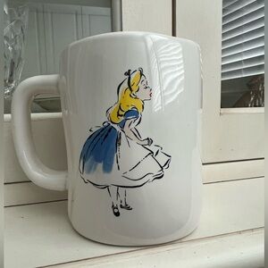 Rae Dunn Disney Collection “ALICE IN WONDERLAND” Double Sided Mug
